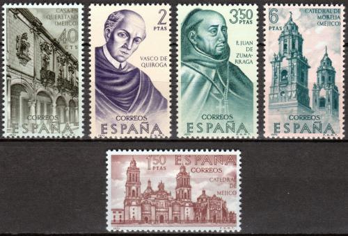 Poštové známky Španielsko 1970 Americká historie Mi# 1889-93