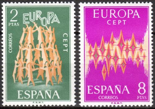 Poštové známky Španielsko 1972 Európa CEPT Mi# 1985-86