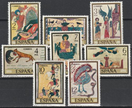 Poštové známky Španielsko 1975 Miniatury Mi# 2177-84