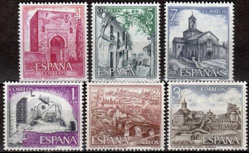 Poštové známky Španielsko 1975 Pamätihodnosti Mi# 2158-63
