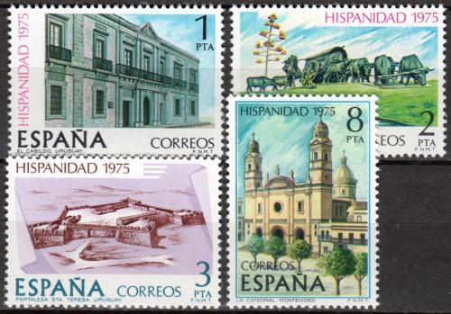 Poštové známky Španielsko 1975 Španielsko-americká historie Mi# 2186-89