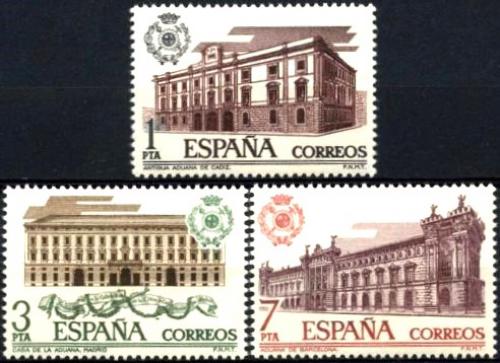Poštovní známky Španìlsko 1976 Celní úøady Mi# 2219-21
