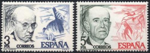 Poštovní známky Španìlsko 1976 Hudebníci Mi# 2272-73