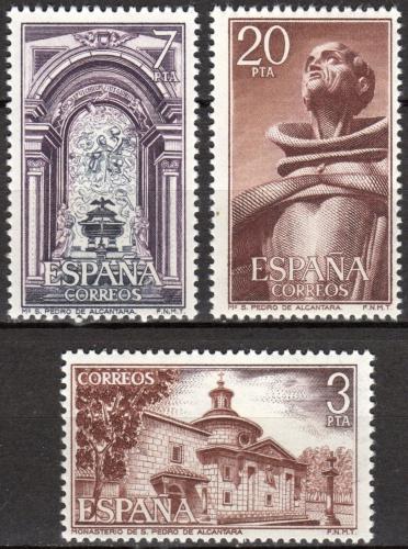 Poštovní známky Španìlsko 1976 Klášter San Pedro de Alcántara Mi# 2268-70