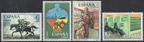 Poštovní známky Španìlsko 1976 Poštovní služby Mi# 2222-25