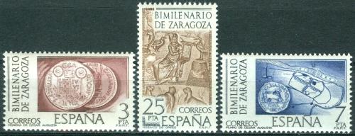 Potov znmky panielsko 1976 Zaragoza, 2000. vroie Mi# 2212-14 - zvi obrzok