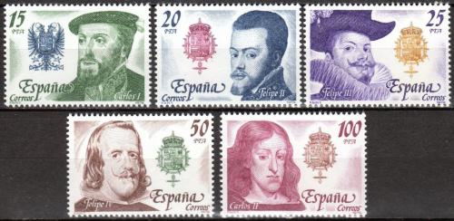 Poštovní známky Španìlsko 1979 Králové Mi# 2444-48