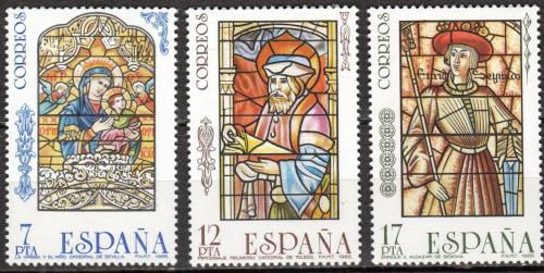 Poštové známky Španielsko 1985 Vitráže Mi# 2699-2701