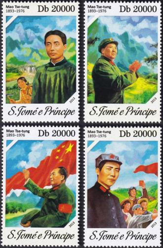 Potov znmky Svt Tom 2013 Mao Ce-tung 1B Mi# 5406-09 Kat 8