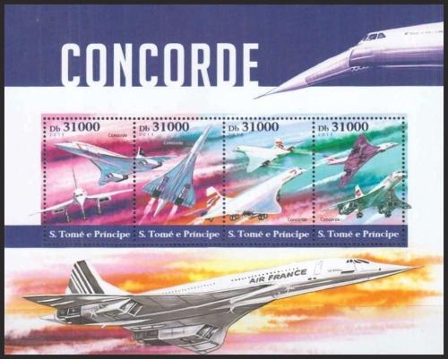 Potov znmky Svt Tom 2015 Concorde Mi# 6360-63 Kat 12 - zvi obrzok
