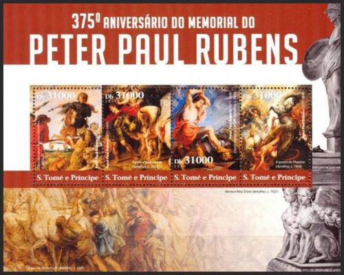 Potov znmky Svt Tom 2015 Umenie, Peter Paul Rubens Mi# 6213-16 Kat 12