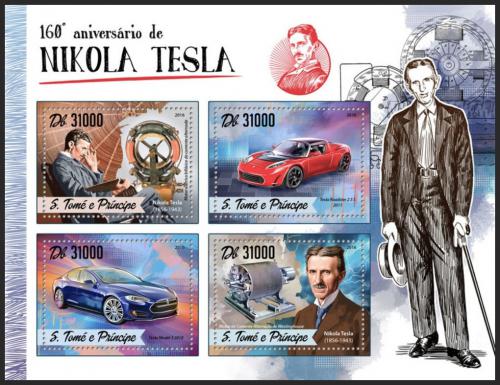 Potov znmky Svt Tom 2016 Nikola Tesla Mi# 6951-54 Kat 12