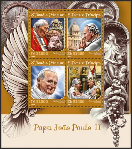 Potov znmky Svt Tom 2016 Pape Jan Pavel II. Mi# 6686-89 Kat 12