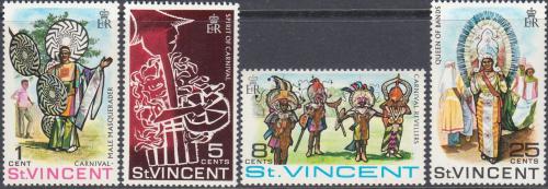 Potov znmky Svt Vincent 1969 Karneval Mi# 243-46