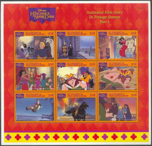 Potov znmky Svt Vincent 1996 Disney, Chrm Matky Bo Mi# 3641-49