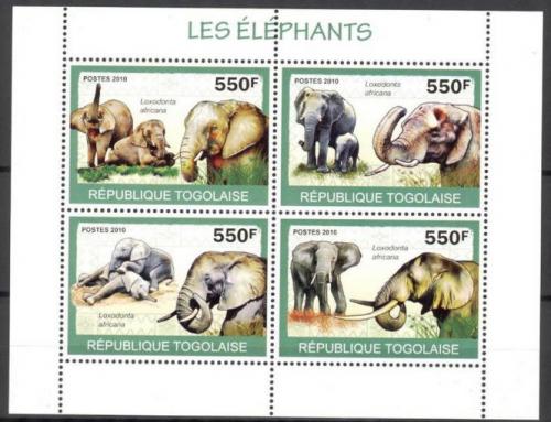Poštové známky Togo 2010 Slony Mi# 3474-77 Kat 8.50€