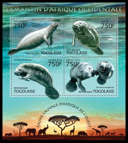 Poštové známky Togo 2013 Kapustòáci Mi# 4841-44 Kat 12€