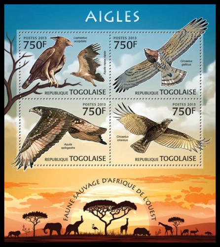 Poštové známky Togo 2013 Orli Mi# 4816-19 Kat 12€