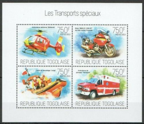 Poštové známky Togo 2013 Záchranári Mi# Mi# 5361-64 Kat 12€