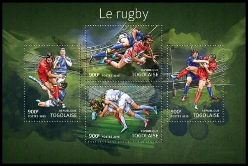 Poštové známky Togo 2015 Rugby Mi# 6957-60 Kat 14€
