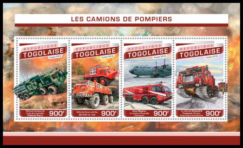 Potov znmky Togo 2016 Hasisk aut Mi# 7744-47 Kat 14