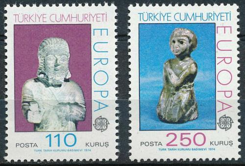 Poštové známky Turecko 1974 Európa CEPT Mi# 2320-21 Kat 10€