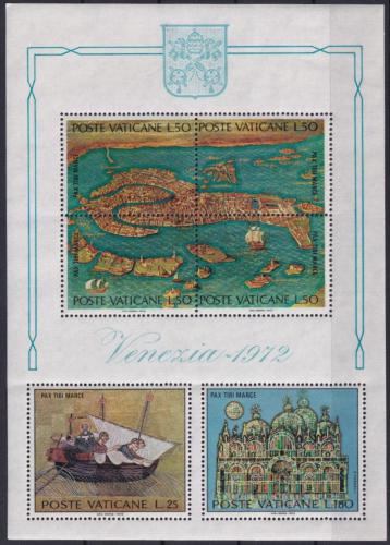 Poštové známky Vatikán 1972 Benátky Mi# Block 3