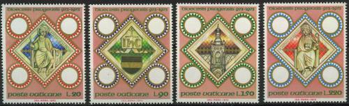 Poštové známky Vatikán 1973 Biskupství v Praze, 1000. výroèie Mi# 625-28