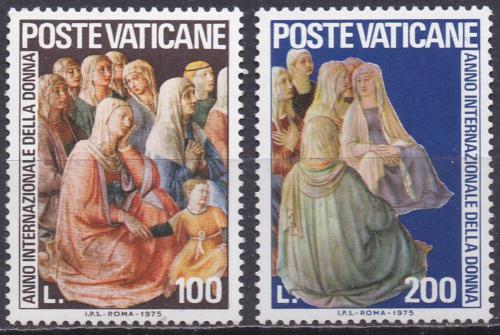 Poštové známky Vatikán 1975 Fresky, Fra Angelico Mi# 670-71