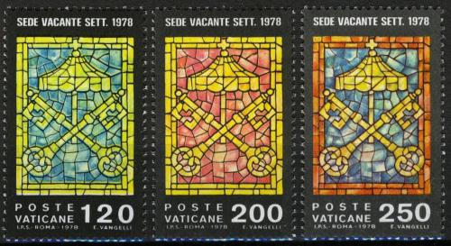Poštové známky Vatikán 1978 Erb papeže Mi# 729-31