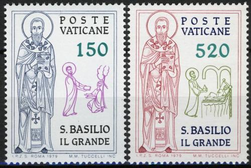 Poštové známky Vatikán 1979 Basileios Veliký Mi# 743-44