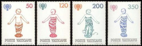 Poštové známky Vatikán 1979 Mezinárodní den dìtí Mi# 755-58