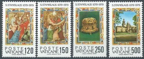Poštové známky Vatikán 1979 Umuèení svatého Stanislava Mi# 739-42