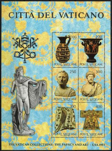 Poštové známky Vatikán 1983 Výstava vatikánského umenie v USA Mi# Block 5