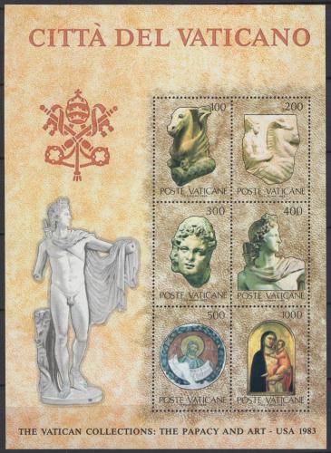 Poštové známky Vatikán 1983 Výstava vatikánského umenie v USA Mi# Block 6