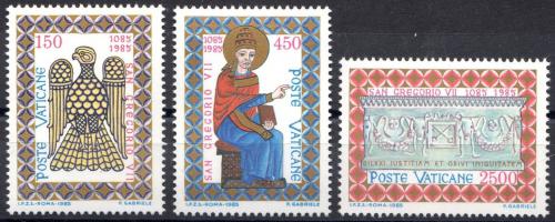 Poštové známky Vatikán 1985 Svätý Øehoø VII Mi# 873-75