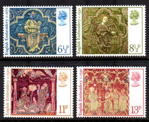 Poštové známky Ve¾ká Británia 1976 Vianoce Mi# 723-26
