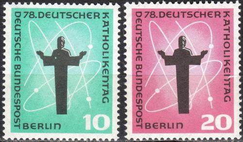 Potov znmky Zpadn Berln 1958 Den katolk Mi# 179-80