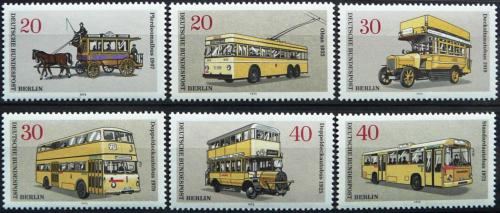 Potov znmky Zpadn Berln 1973 Veejn doprava Mi# 446-51 Kat 6