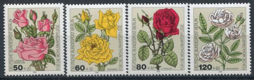 Poštové známky Západný Berlín 1982 Rùže Mi# 680-83 Kat 7.50€