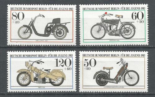Poštové známky Západný Berlín 1983 Mototocykly Mi# 694-97 Kat 8€ 