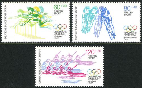 Poštové známky Západný Berlín 1984 Športy Mi# 716-18 Kat 7.50€