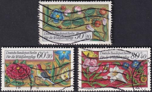 Potov znmky Zpadn Berln 1985 Modlitebn kniha Mi# 744-46