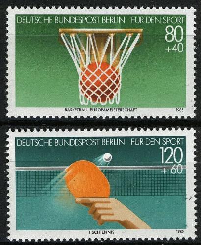 Poštové známky Západný Berlín 1985 Športy Mi# 732-33 Kat 4.80€