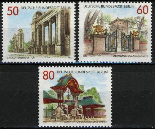 Poštové známky Západný Berlín 1986 Brány a portály Mi# 761-63 Kat 5.50€