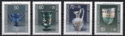 Poštové známky Západný Berlín 1986 Umenie, sklo Mi# 765-68 Kat 7.50€
