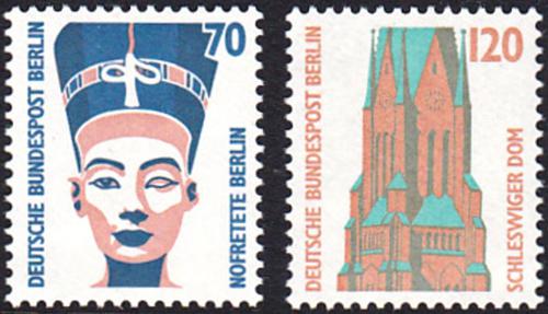 Poštové známky Západný Berlín 1988 Pamätihodnosti Mi# 814-15 Kat 5€