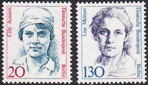 Poštové známky Západný Berlín 1988 Slavné ženy Mi# 811-12 Kat 6.50€