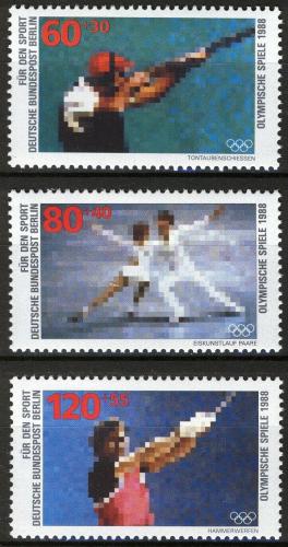 Poštové známky Západný Berlín 1988 Športy Mi# 801-03 Kat 6€
