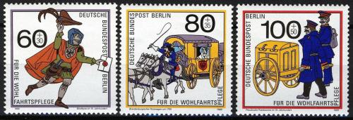 Poštové známky Západný Berlín 1989 Pošta Mi# 852-54 Kat 10€